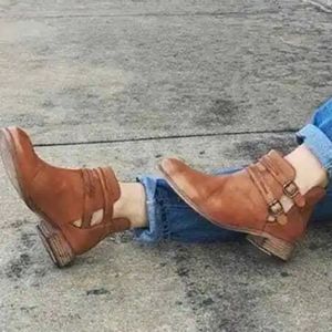 Diba x Anthropologie Road Map Double Strap Ankle Bootie